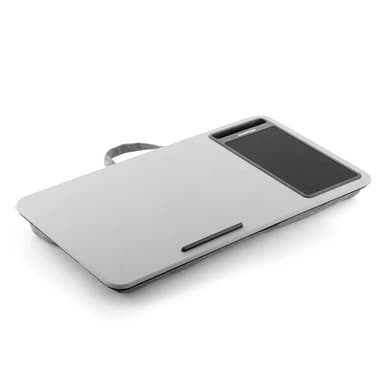 Stort skrivebord med ergonomisk design og smarte funksjoner