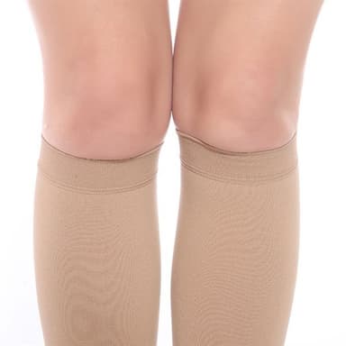 Strømper med kompressjon størrelse M - Beige