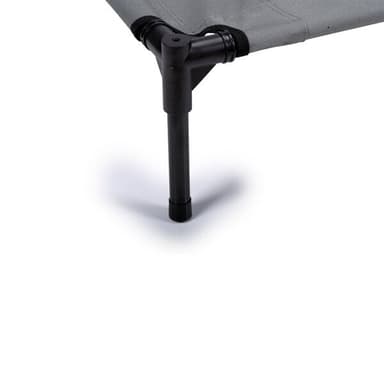 Hundeseng med Ben - Medium, Hevet Design for Bedre Komfort, 63,5 x 81 x 17 cm