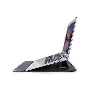 Devia-etui for 13,3'' bærbar PC med stativfunksjon og magnetlås - Svart