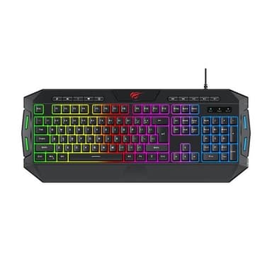 Havit Gaming-sett med hodesett, tastatur, mus og musematte