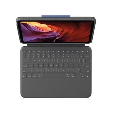 Logitec Rugged Folio Keyboard Case for iPad (7., 8., 9. og 10. generasjon)