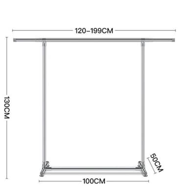 Teleskop-klesstativ 120 - 200 cm