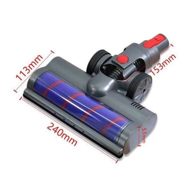 Gulvmunnstykke med myk børste Dyson V7 V8 V10 V11