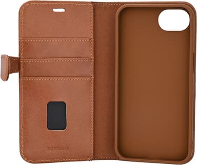 Buffalo iPhone 16E 2in1 lommebokdeksel (brun)