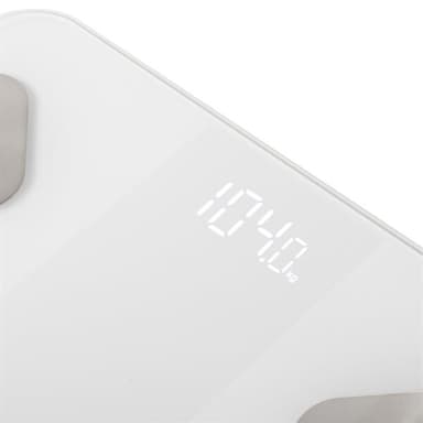 Smart badevekt med 18 helseanalyser og Tuya-app - Hvit