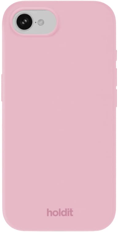 Holdit iPhone 16E silikondeksel (rosa)