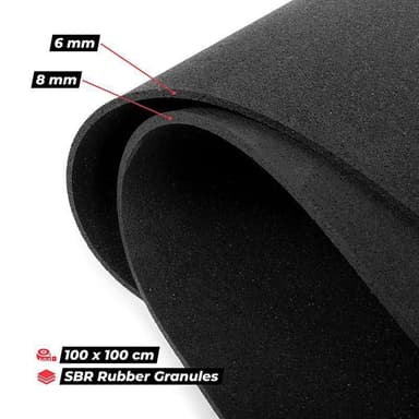 Gymstick Pro Rubber Flooring (100x100x0,6 cm)