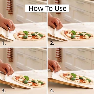 Pizzaspade med non-stick pizzaoverføring 55x45cm