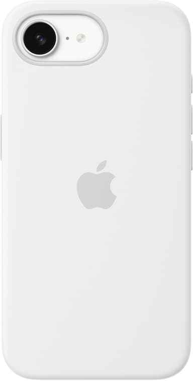 iPhone 16e silikondeksel (hvit)