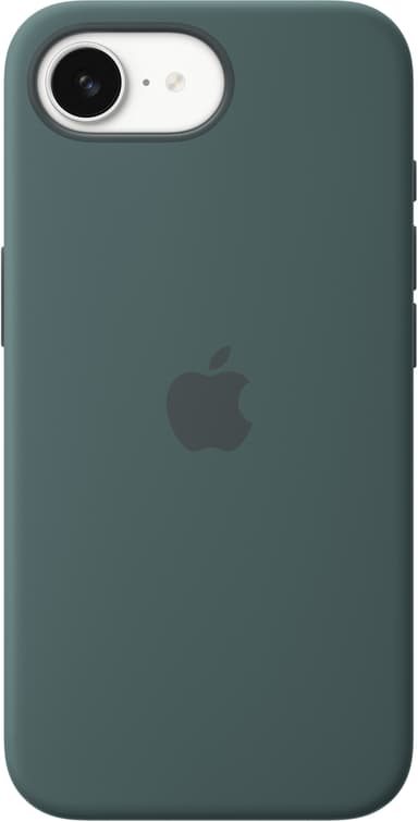 iPhone 16e silikondeksel (blågrønn)