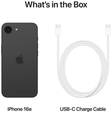 iPhone 16e smarttelefon 512GB (sort)