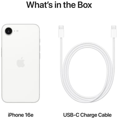 iPhone 16e smarttelefon 256GB (hvit)