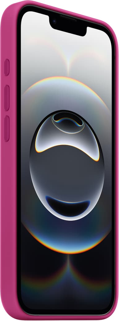 iPhone 16e silikondeksel (fuksia)