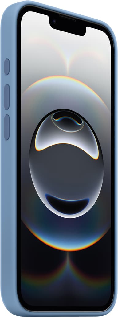 iPhone 16e silikondeksel (vinterblå)