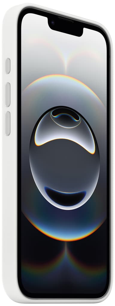iPhone 16e silikondeksel (hvit)