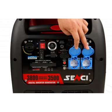 SENCI SC4000iE-O Inverter Aggregat - Bensin - Max 3800W - ATS - Elektrisk start