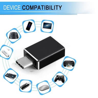 Adapter USB-C til USB 3.0 Svart