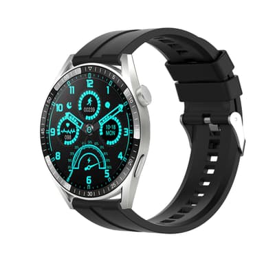 Klokkereim 22 mm Garmin/Huawei/Samsung Galaxy Watch Sort