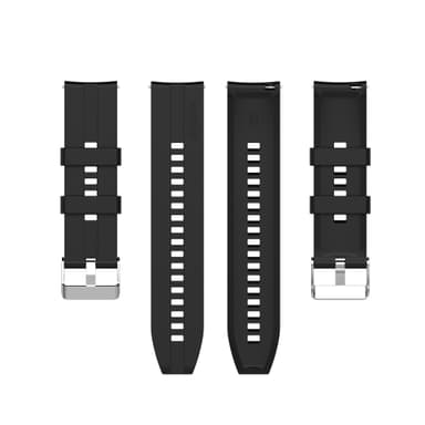 Klokkereim 22 mm Garmin/Huawei/Samsung Galaxy Watch Sort