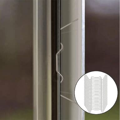 Festeklips for glass til drivhus, 25-pakning M