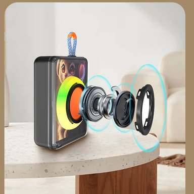 Trådløs Bluetooth-høyttaler med mini subwoofer