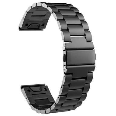 Rustfritt stål klokkereim Garmin Tactix 8 (47mm) - Svart