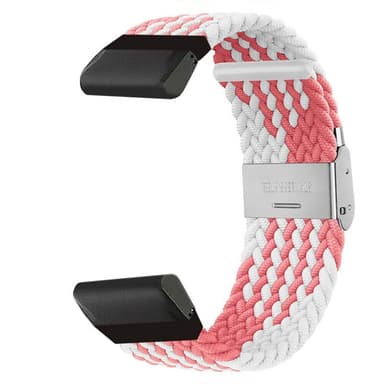 Flettet klokkereim Garmin Tactix 8 (51mm) - Pinkwhite