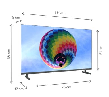 Thomson Google 40" 40QG4S14 FullHD smart-TV (2024/sideføtter)