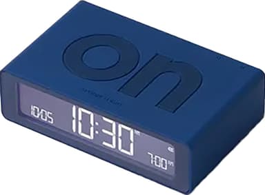 Lexon Flip Mini vekkerklokke LR158DB9 (mørkeblå)