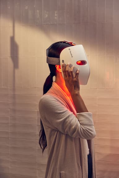 Therabody TheraFace LED-ansiktsmaske (hvit)