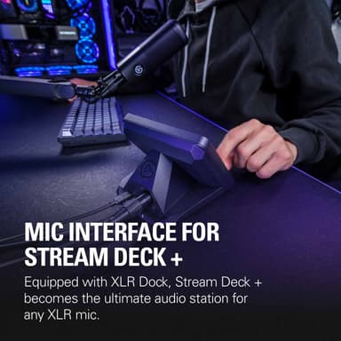 Elgato Stream Deck + XLR-dokkingstasjon