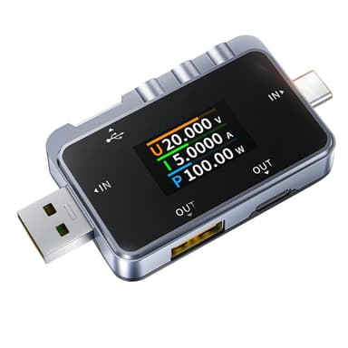FNIRSI FNAC-28 USB-tester for nøyaktig strøm- og spenningsmåling