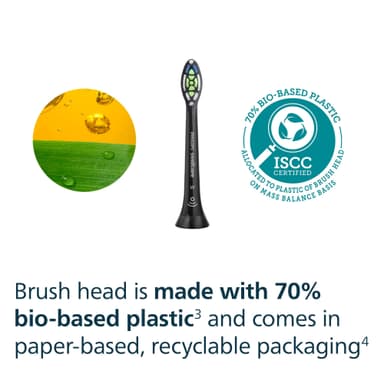 Philips Sonicare W2 Optimal tannbørstehode HX6064/88 (sort)
