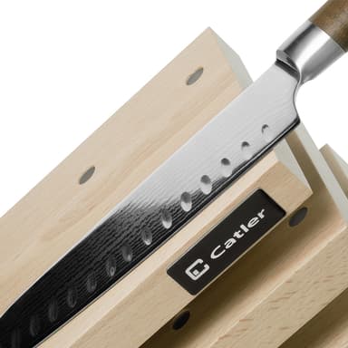 CATLER Magnetisk knivstativ for 10 kniver BØK