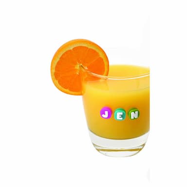 Vin glass markør Letters