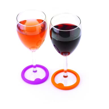 Underlag - Vin glassmarkør 6 stk