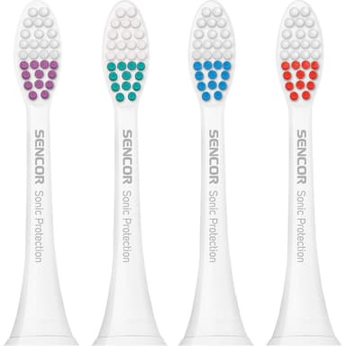 SENCOR Tannbørster 4-Pack Sonic Protection Refill