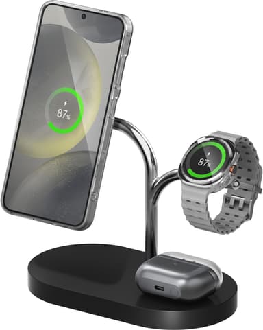 Samsung 3-i-1 trådløs lader (sort)