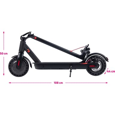 SENCOR Scooter One, Elscootere rekkevidde på 25 km, 25 km / t