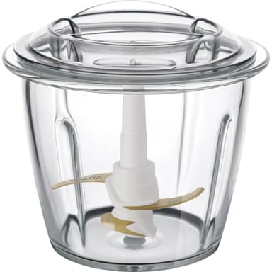 1,5 l Minihakker med glassbeholder.