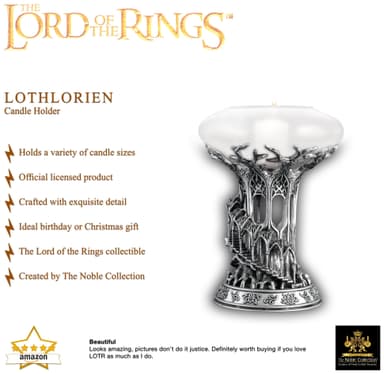 Noble Collection Lord of the Rings lysestake (Lothlorien)