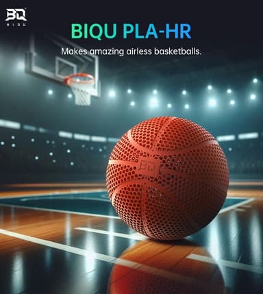 Biqu PLA-HR Filament Airless Basketball - Orange