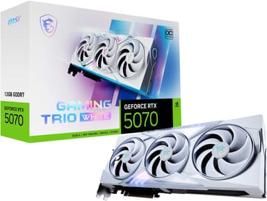 MSI GeForce RTX 5070 12G GAMING TRIO OC WHITE grafikkort