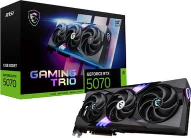 MSI GeForce RTX 5070 12G GAMING TRIO OC grafikkort