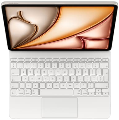 Magic Keyboard til iPad Air 13" (M3) (Norsk tastatur, hvit)