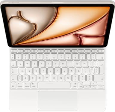 Magic Keyboard til iPad Air 11" (M3) (Norsk tastatur, hvit)