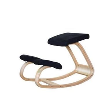 Ergonomisk knestol Svart