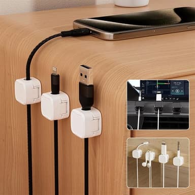 Magnetisk Kabelholder – Enkel og Sikker Kabelorganisering for Alle Overflater