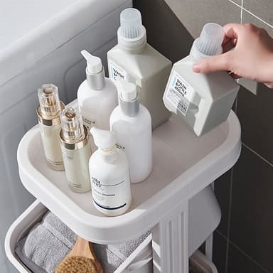 Skittentøysvogn med 2 Kurver – Smart Design for Vaskerom